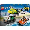 Bild von LEGO Kombinationsset mit Flugzeug, Wartungsfahrzeug und Luftkissenboot (60505, LEGO City)