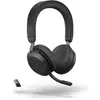 Bild von Jabra Evolve2 75 MS (Kabellos, USB-A, Microsoft Teams), Office Headset, Schwarz