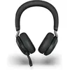 Bild von Jabra Evolve2 75 UC Stereo + Ladestation (Kabellos, USB-A, Microsoft Teams, Skype), Office Headset, Schwarz