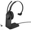 Bild von Jabra Evolve2 55 UC (Kabellos, USB-C, Alcatel-Lucent, Cisco), Office Headset, Schwarz