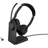 Bild von Jabra Evolve2 55 (Kabellos, USB-A, Microsoft Teams), Office Headset, Schwarz