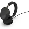 Bild von Jabra Evolve3 85 MS + Ladestation (Kabellos, USB-A, Microsoft Teams), Office Headset, Schwarz