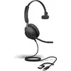 Bild von GN Netcom JABRA Evolve2 40 SE UC Mono USB C/A (Kabelgebunden, USB-A), Office Headset, Schwarz