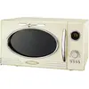 Bild von Melissa Retro Mikrowellengrill, Mikrowelle, Silber, Beige