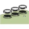 Bild von PanzerGlass Hoops Camera Lens Protector (1 Stk., Samsung Galaxy A55), Smartphone Schutzfolie, Transparent, Schwarz