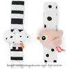Bild von Done by Deer, Babyrassel, Rasseln & Greiflinge Rasselarmband 2er Pack - Happy Clouds -
