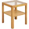 Bild von Ebuy24, Couchtisch + Beistelltisch, Eckbord Greta (40 x 40 x 45 cm)