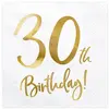Bild von Partydeco, Servietten, 30 Jahre (20 Stk., 33 x 33 cm)