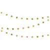 Bild von Partydeco Goldene Sternengirlande (3.6m) (1 Stk.)