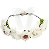 Bild von Partydeco Partyaccessoire Blumenkranz 17 cm, Weiss (1 Stk.)