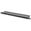 Bild von Lanberg PPU6-0024-B Patch Panel 0.5U, Server Zubehör, Schwarz