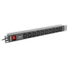Bild von Lanberg Pdu-10i-0200-iec-bk Steckdosenleiste Für Rack 10 Steckdosen 19-zoll-steckdosenleiste Für Rack 8 Steckdosen