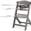 Bild von KinderKraft, Hochstuhl, high chair ENOCK brown (Treppenhochstuhl)