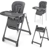 Bild von KinderKraft, Hochstuhl, high chair TULO grey (Hochstuhl)