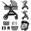 Bild von KinderKraft, Kinderwagen, multifunctional stroller ESME 2IN1 Pure Black