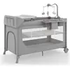 Bild von KinderKraft, Reisebett, travel cot LEODY UP grey with accessories