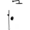 Bild von Omnires, Duschsystem, Duschset, schwarz SYSY18BL
