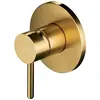 Bild von Omnires, Duscharmatur + Badewannenarmatur, Y Unterputz-Duscharmatur, gebürstetes Gold