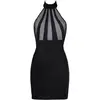 Bild von Axami, Damen, Kleider, V-9149 dress black L, Schwarz, (L)