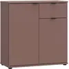 Bild von Home123, Kommode + Sideboard, Kommode GANYMEDE Terrakotta GNMK222L-U72 (34 x 80 x 82 cm)