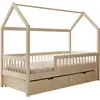 Bild von ADRK Furniture, Kinderbett, Hausbett Galicja mit Matratze