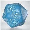 Bild von Q Workshop 20LEV33 - D20 Level Counter blau & weiss Die (1)