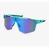 Bild von Sportbrille, Fahrradbrille GOG Athena - weiss/blau (Blau, Weiss), Blau, Weiss