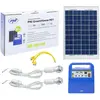 Bild von PNI, Solaranlage, Photovoltaik-Solaranlage GreenHouse H01 30W mit 12V/7Ah Akku, USB/Radio/MP3, 2 LED-Leuchtmittel (10 W)