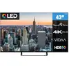 Bild von Smart Tech 43QV02V (43", QLED, 4K), TV, Schwarz