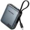 Bild von Vention Powerbank FHEH0 10000mAh 35W (Szary) (10000 mAh, 35 W, 38.50 Wh), Powerbank, Silber, Schwarz, Grau