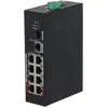 Bild von Dahua INDUSTRIE-SCHALTER PFS3110-8ET-96-V2 (9 Ports), Netzwerk Switch, Schwarz