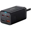 Bild von Baseus Quick Charger GaN3 Pro (65 W, 4 Ports), USB Ladegerät, Schwarz