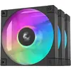 Bild von Deepcool FD12 120x120x25 3in1 ARGB bk (120 mm, 3x), PC Lüfter, Weiss, Mehrfarbig, Schwarz