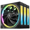Bild von Deepcool FL12R Reverse 3in1 120x120x25 Black (120 mm, 3x), PC Lüfter, Schwarz