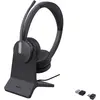 Bild von Yealink Casque Blue. BH70 Dual Teams&UC USB A&C +stand Air (Kabellos, USB-A, Microsoft Teams), Office Headset, Schwarz