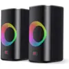 Bild von Havit - Wireless Speaker (SK212SE) - with RGB Lights, 3W x 2, 950mA, USB, Jack 3.5mm - Black, PC Lautsprecher, Schwarz