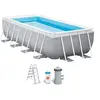 Bild von Intex Prisma Frame Rectangular Above Ground With Filter Rechteckiges Rohrpool 400 x 200 x 100 cm