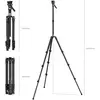 Bild von SmallRig Travel Video Tripod Kit (Carbon, Kunststoff, Metall), Stativ, Schwarz
