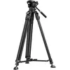 Bild von SmallRig Videostativ AD-50 (Carbon, Kunststoff, Metall), Stativ, Schwarz