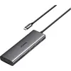 Bild von Ugreen Hub (USB-C, 10 Ports), Dockingstation + USB Hub, Grau, Silber, Schwarz
