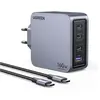 Bild von Ugreen Nexode Pro (160 W, 4 Ports), USB Ladegerät, Schwarz, Grau