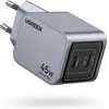 Bild von Ugreen Nexode Pro (45 W, 2 Ports), USB Ladegerät, Schwarz, Grau