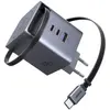 Bild von Ugreen Nexode Pro (100 W, 3 Ports), USB Ladegerät, Grau