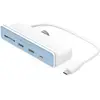 Bild von Hyper HD34A8 (USB-C, 6 Ports), Dockingstation + USB Hub, Weiss