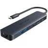 Bild von Hyper USB-C Hub (USB-C, 7 Ports), Dockingstation + USB Hub, Blau