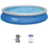 Bild von Bestway, Pool Zubehör, APO Fast Set 457x84x74cm mit Pumpe rund blau