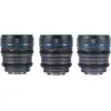 Bild von Sirui Nightwalker 24 35+55mm T1.2 S35 MF Cine Lens Bundle M4/3-Mou (Micro Four Thirds, APS-C / DX), Objektiv, Grau