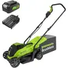 Bild von Greenworks, Rasenmäher, gd24lm33K4 (Akkubetrieb)