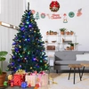 Bild von Costway Tannenbaum Künstlicher Weihnachtsbaum mit LED-Lichterketten Christbaum 120/180/210/240/270 cm Grün-180 cm