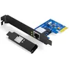 Bild von Ugreen Adapter sieciowy PCI Express US230, Gigabit 10/100/1000Mbps (Mini PCI Express), Netzwerkkarte, Schwarz